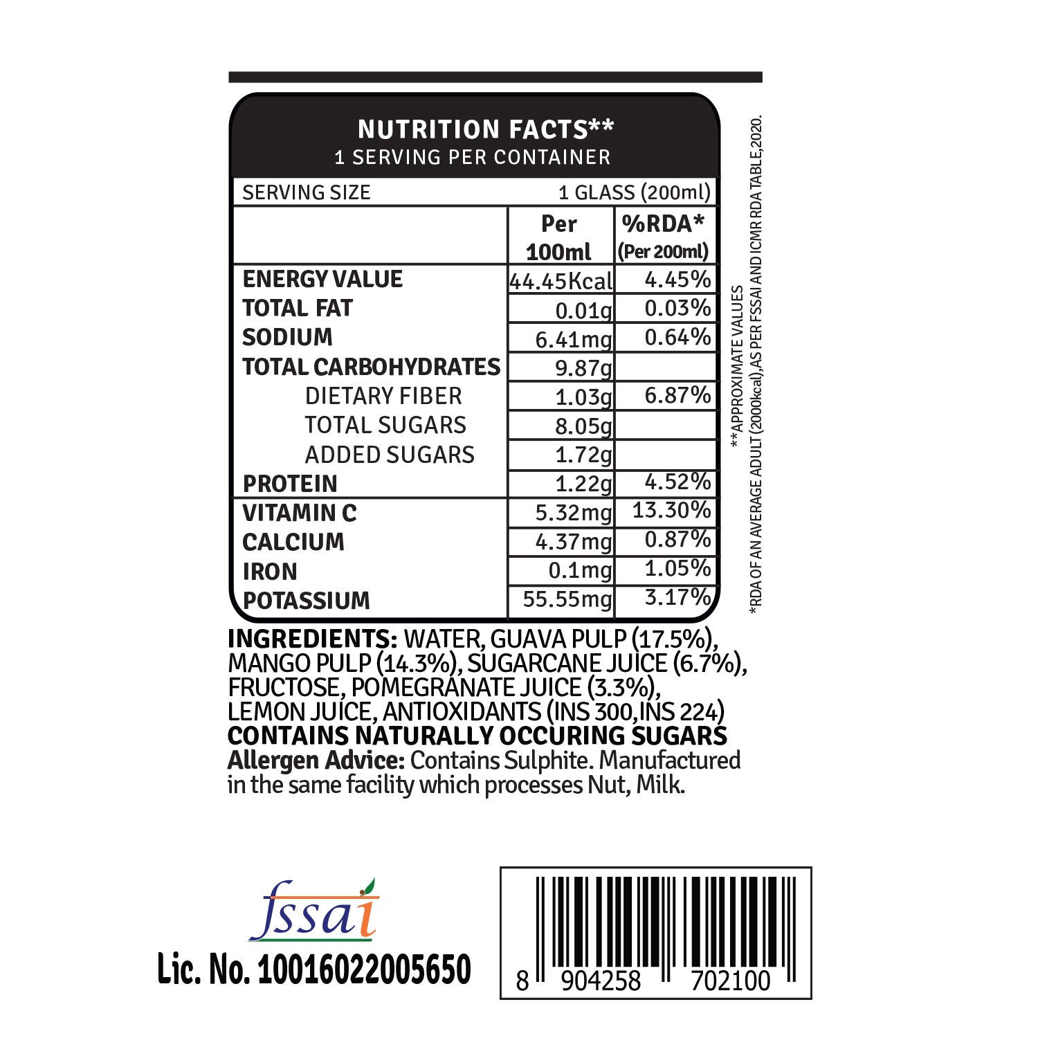 Mixed Fruit - 200ML