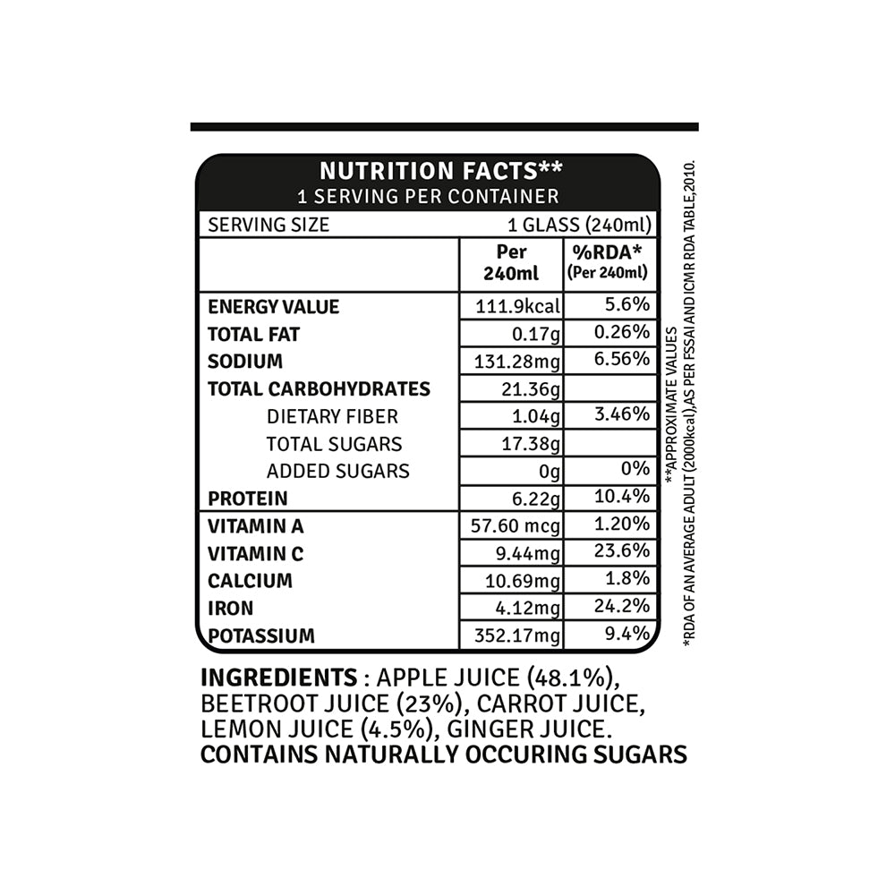 online flush fruit and vegetable juice