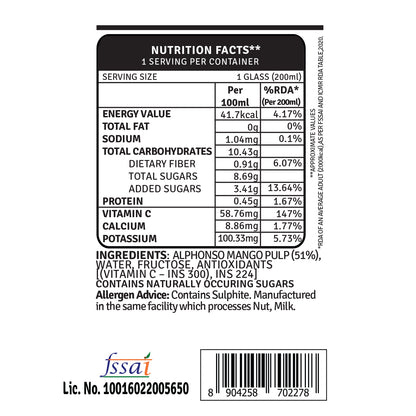 Alphonso Mango - 200ML