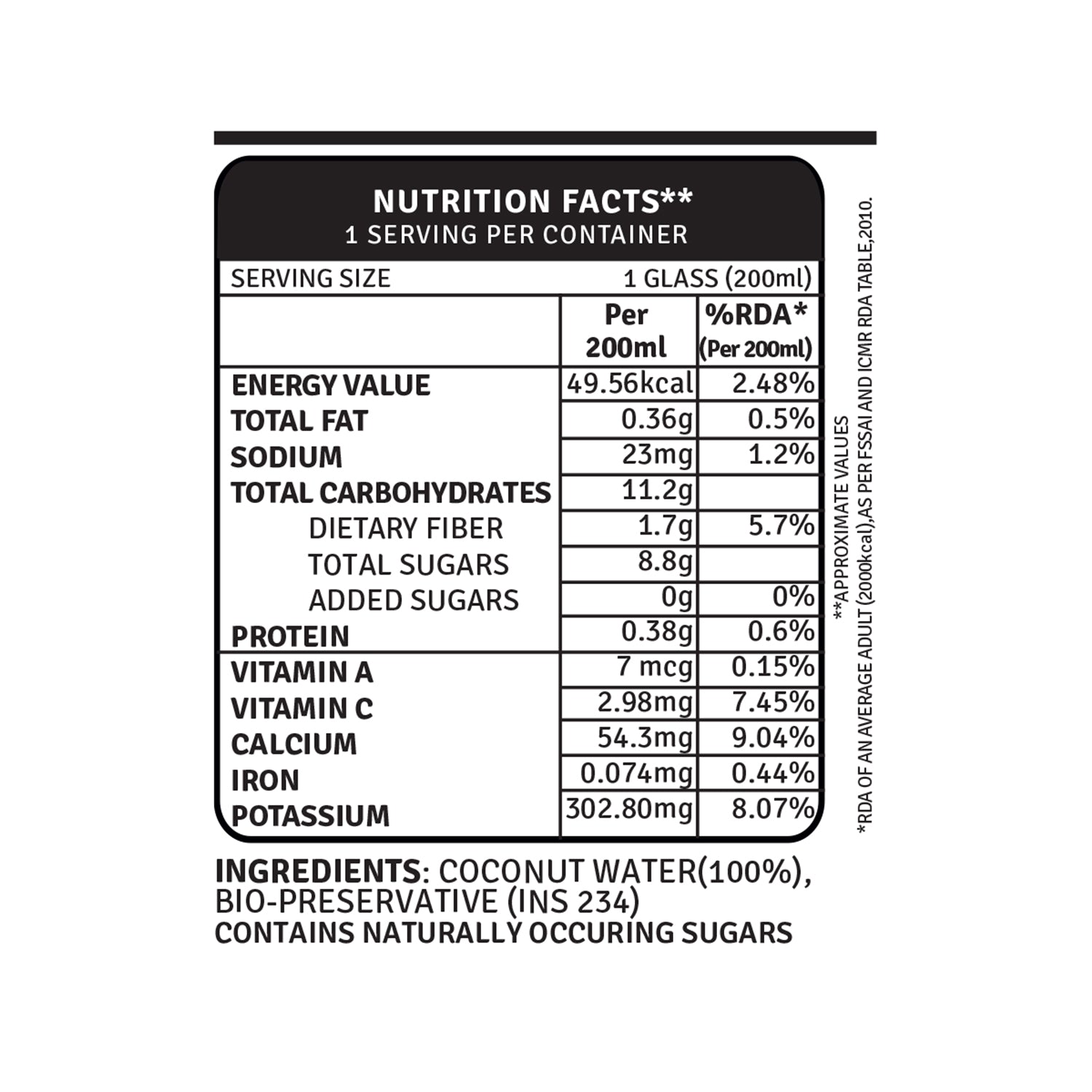 Coconut Water - 200ML