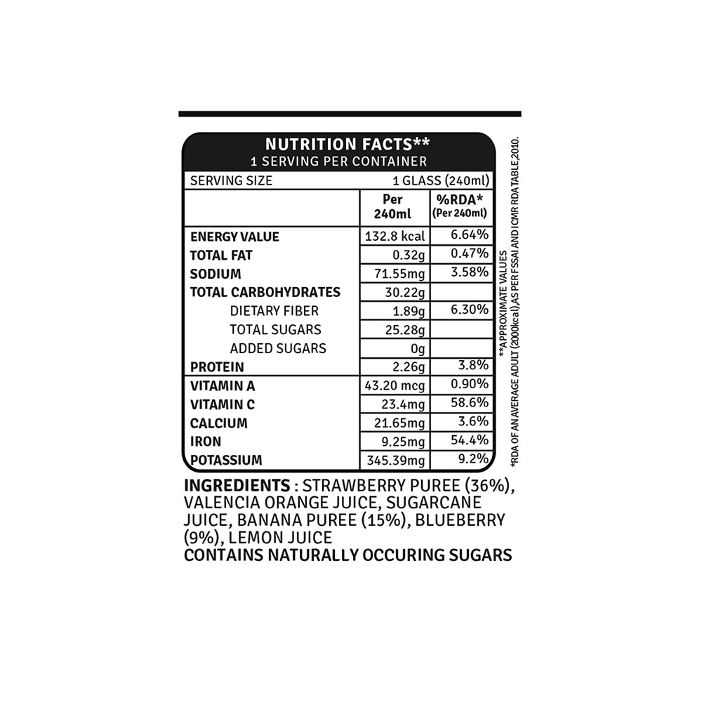 online life fruit and vegetable blend smoothis